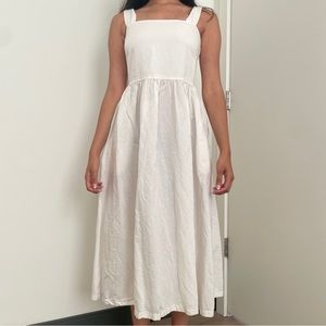 Uniqlo white dress